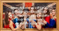 séances shooting Enterrement Vie Fille - sur décor avec accessoires et déguisement