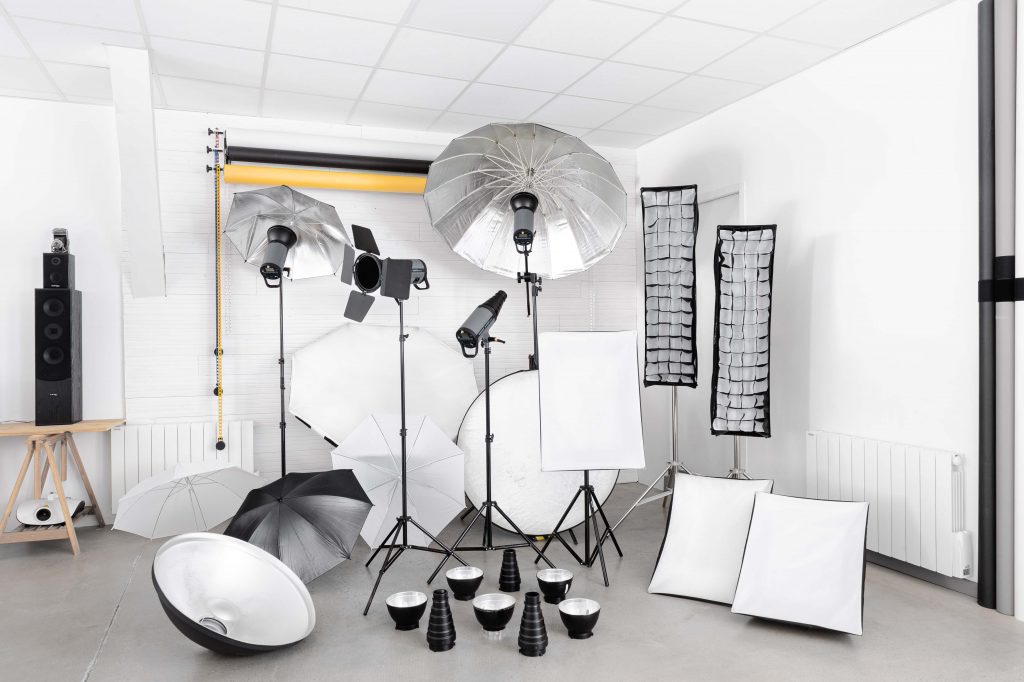 Le matériel lumiere inclus lors de votre location studio photo à toulouse