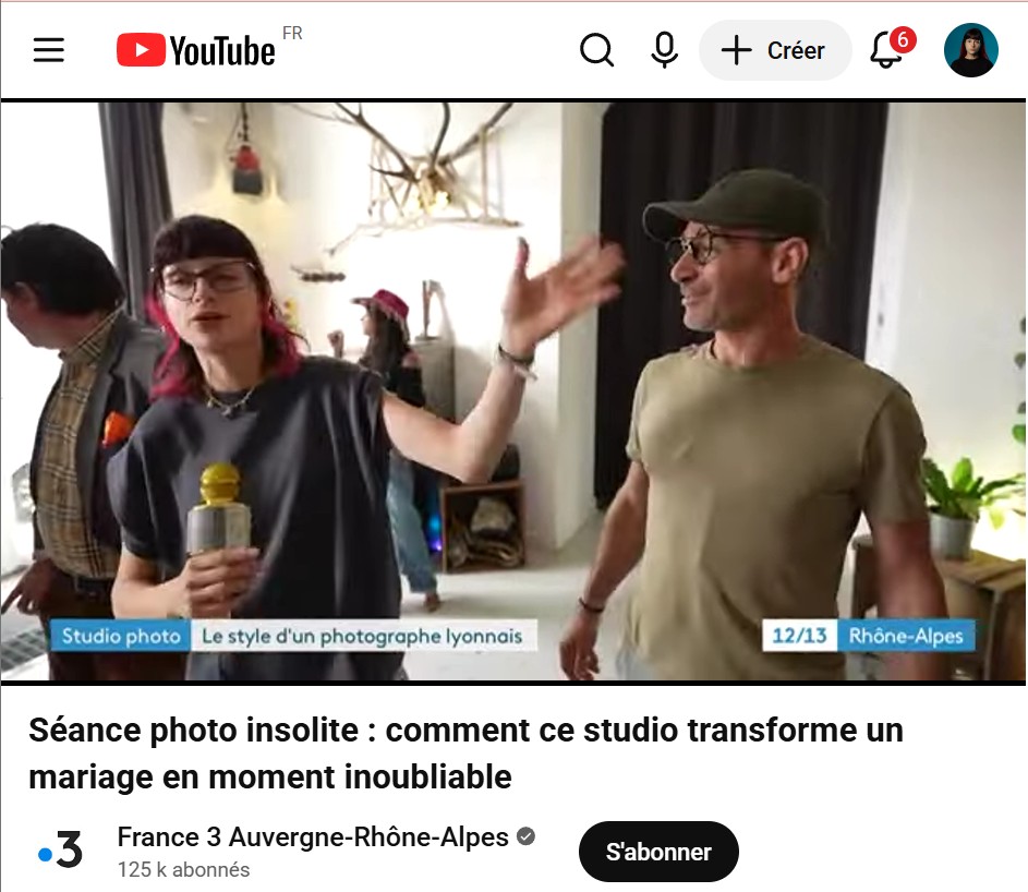 Reportage France 3 au Studio Le Carré